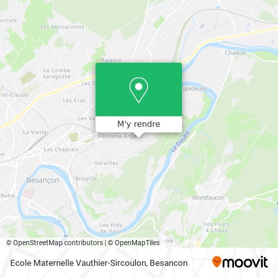 Ecole Maternelle Vauthier-Sircoulon plan