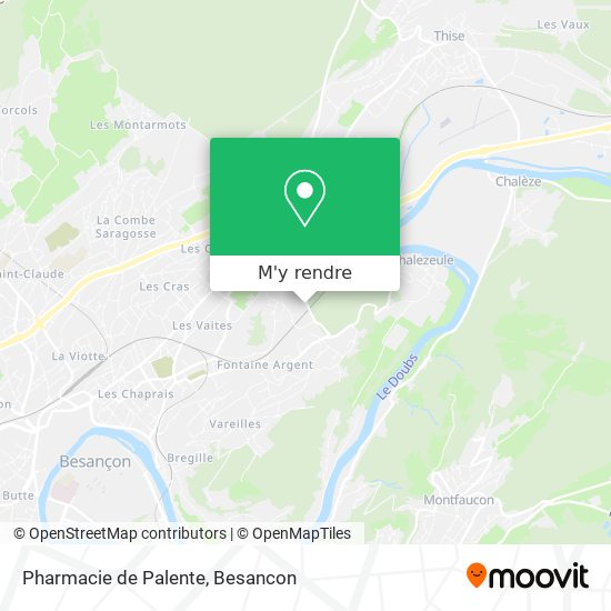 Pharmacie de Palente plan