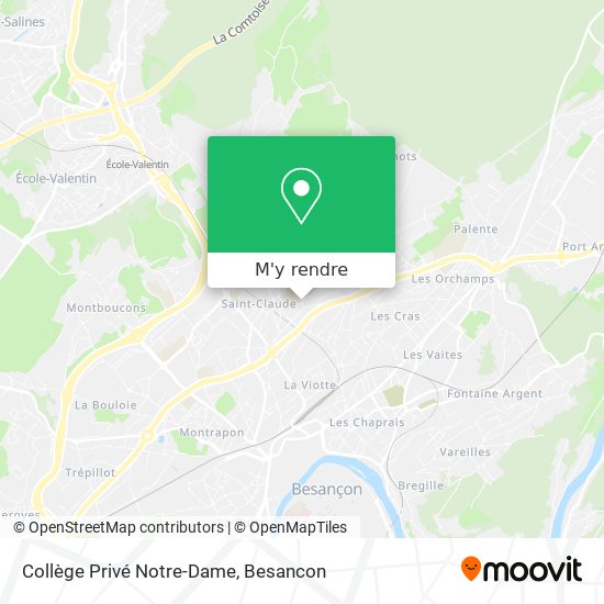 Collège Privé Notre-Dame plan