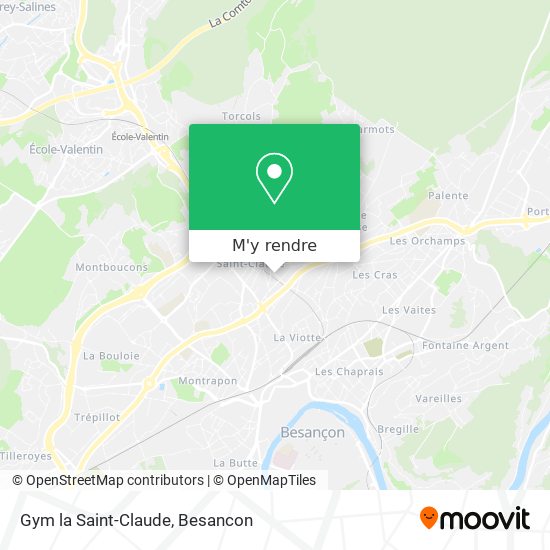 Gym la Saint-Claude plan