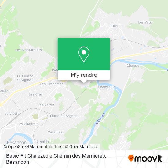 Basic-Fit Chalezeule Chemin des Marnieres plan