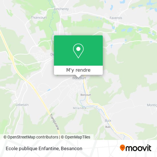 Ecole publique Enfantine plan