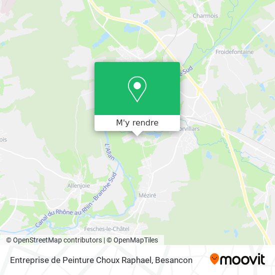 Entreprise de Peinture Choux Raphael plan