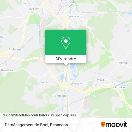 Déménagement de Boni plan