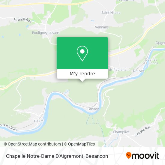 Chapelle Notre-Dame D'Aigremont plan