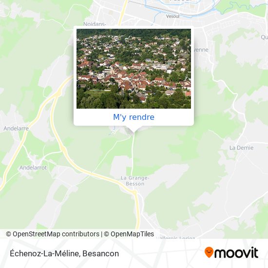 Échenoz-La-Méline plan