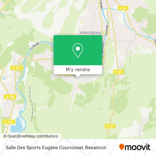 Salle Des Sports Eugène Courvoisier plan