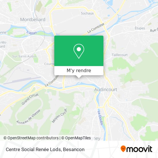 Centre Social Renée Lods plan