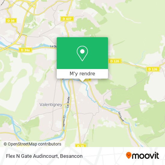Flex N Gate Audincourt plan