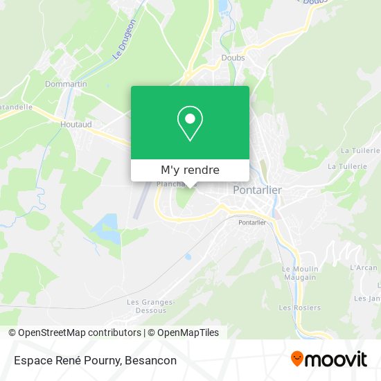Espace René Pourny plan