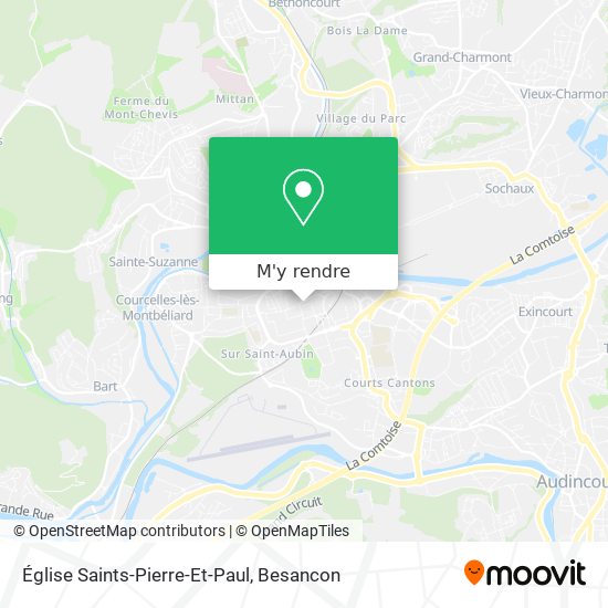 Église Saints-Pierre-Et-Paul plan