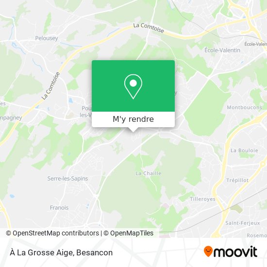 À La Grosse Aige plan