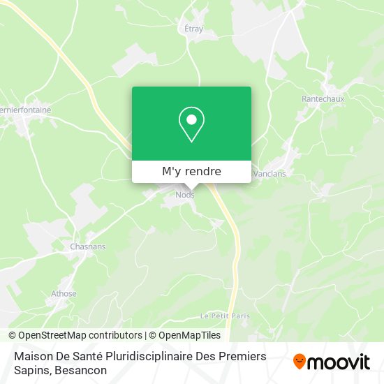 Maison De Santé Pluridisciplinaire Des Premiers Sapins plan