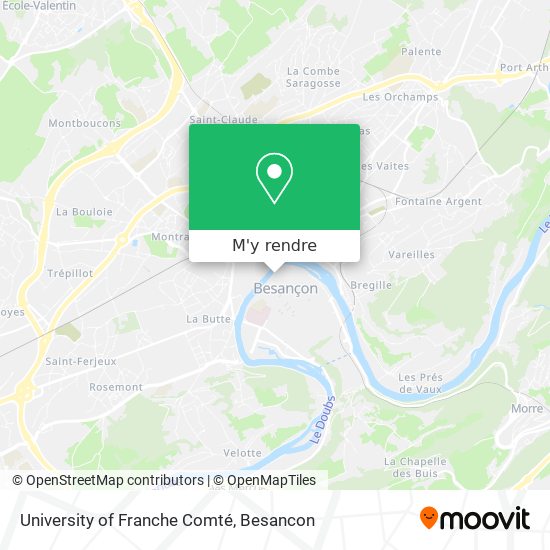 University of Franche Comté plan