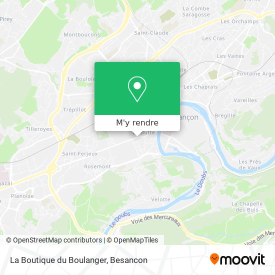 La Boutique du Boulanger plan