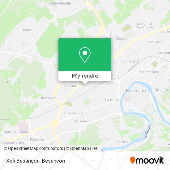 Xefi Besançon plan