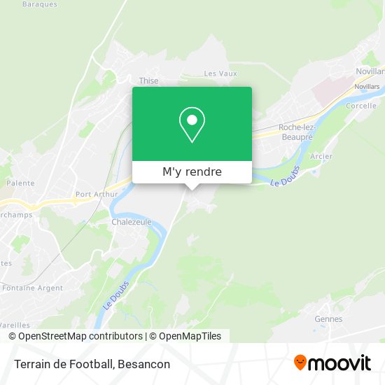 Terrain de Football plan