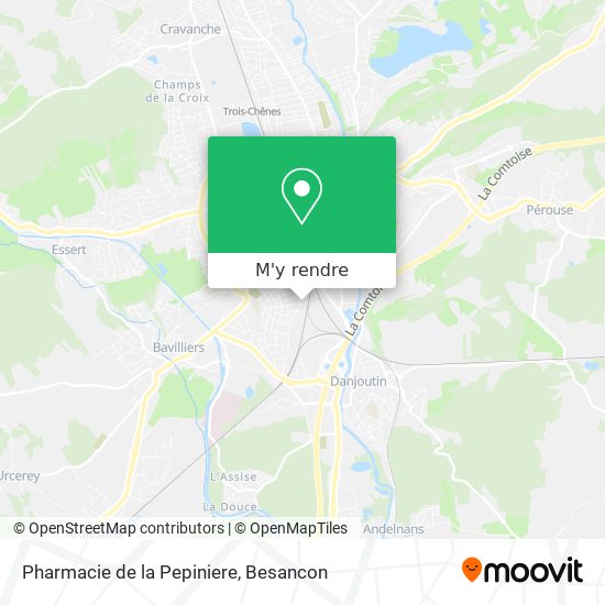 Pharmacie de la Pepiniere plan