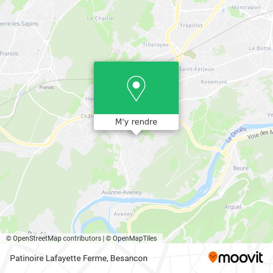Patinoire Lafayette Ferme plan