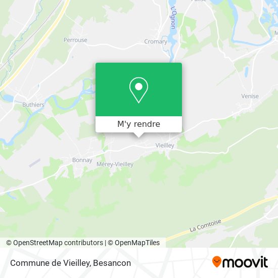 Commune de Vieilley plan