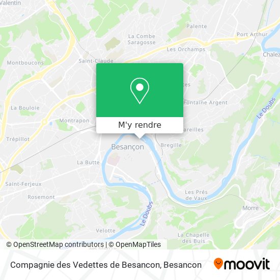 Compagnie des Vedettes de Besancon plan