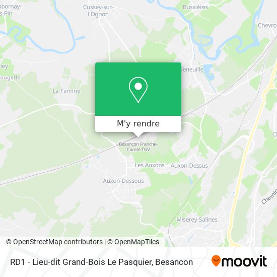 RD1 - Lieu-dit Grand-Bois Le Pasquier plan