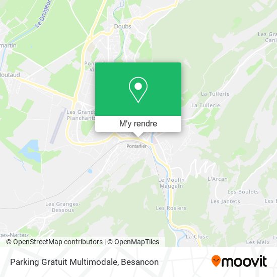Parking Gratuit Multimodale plan