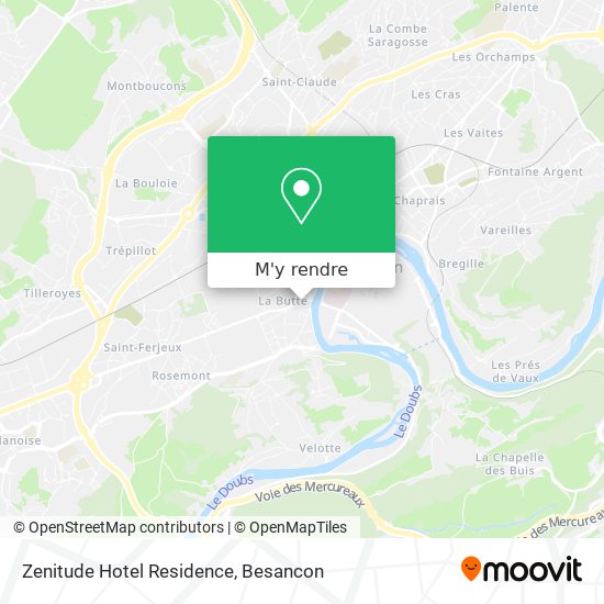 Zenitude Hotel Residence plan