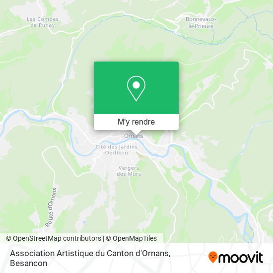 Association Artistique du Canton d'Ornans plan