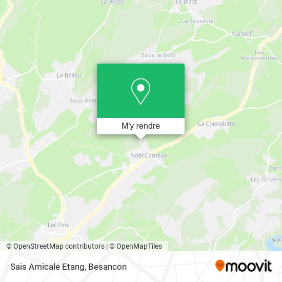 Sais Amicale Etang plan