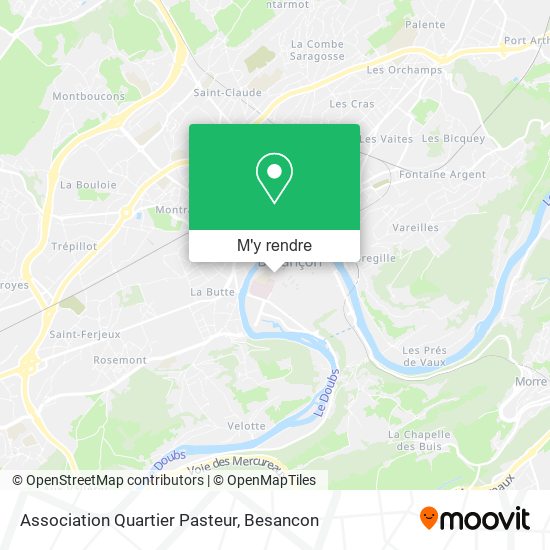 Association Quartier Pasteur plan