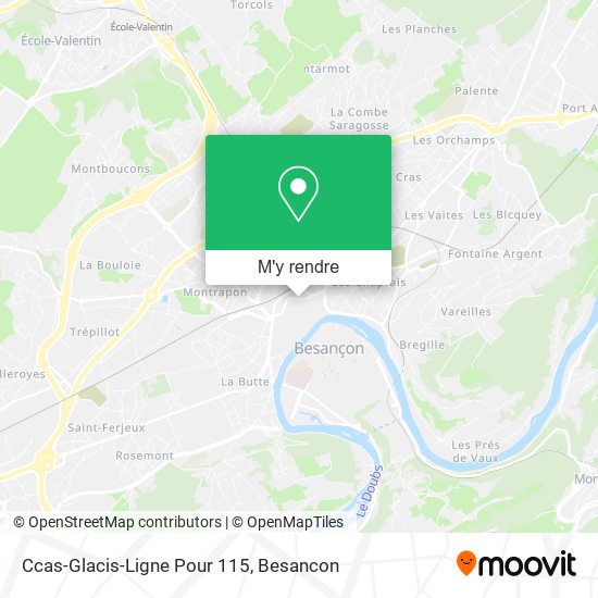 Ccas-Glacis-Ligne Pour 115 plan