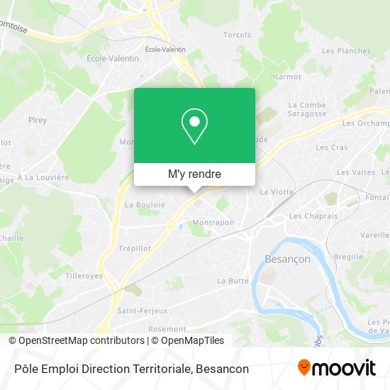 Pôle Emploi Direction Territoriale plan
