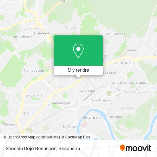 Shoshin Dojo Besançon plan