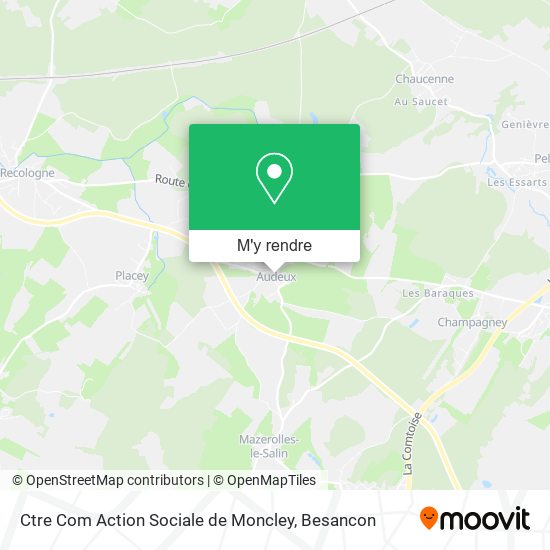 Ctre Com Action Sociale de Moncley plan