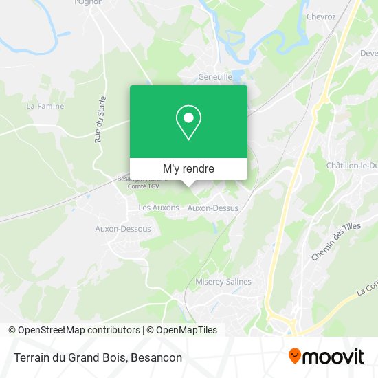 Terrain du Grand Bois plan