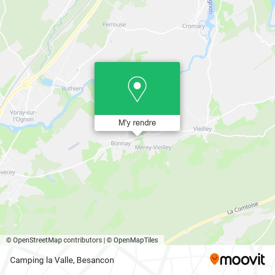 Camping la Valle plan