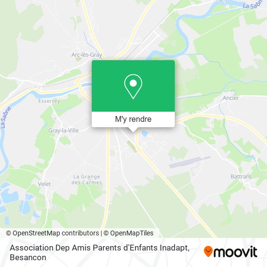 Association Dep Amis Parents d'Enfants Inadapt plan