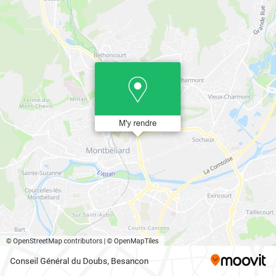 Conseil Général du Doubs plan