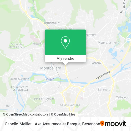 Capello-Meillet - Axa Assurance et Banque plan