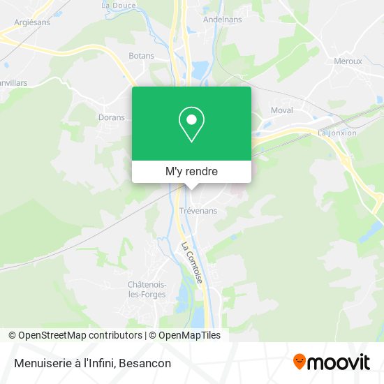 Menuiserie à l'Infini plan