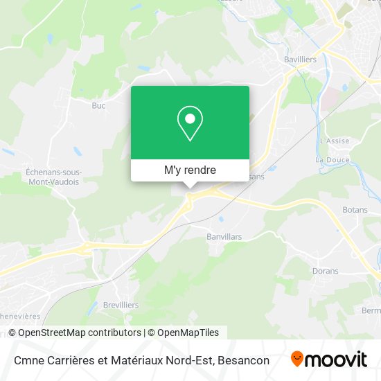 Cmne Carrières et Matériaux Nord-Est plan
