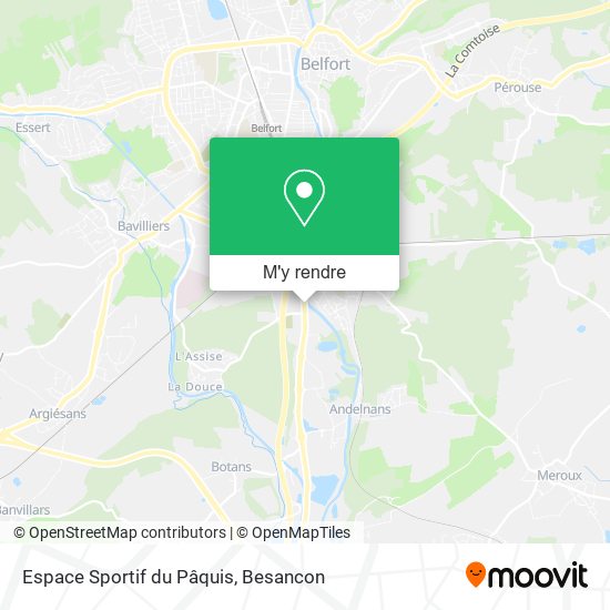 Espace Sportif du Pâquis plan