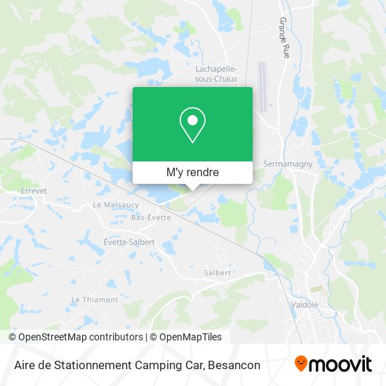 Aire de Stationnement Camping Car plan