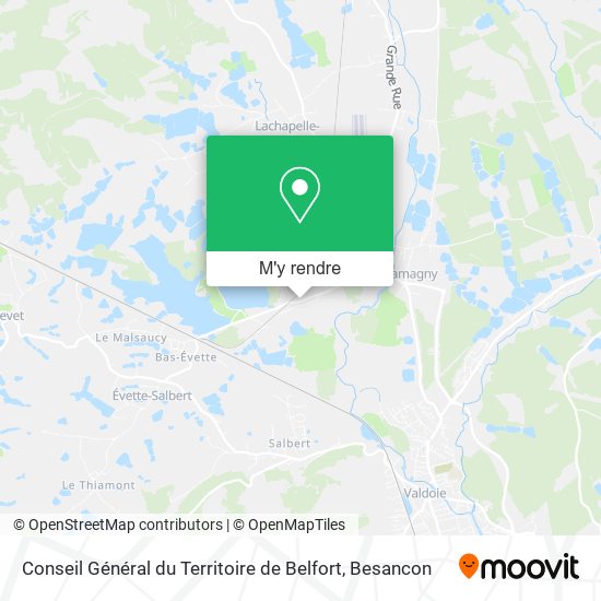 Conseil Général du Territoire de Belfort plan