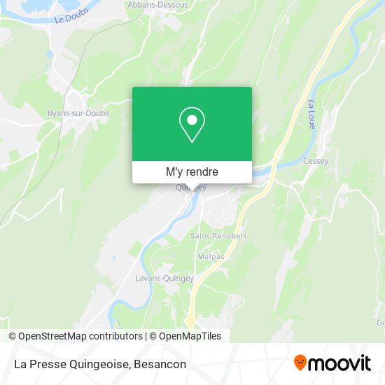 La Presse Quingeoise plan