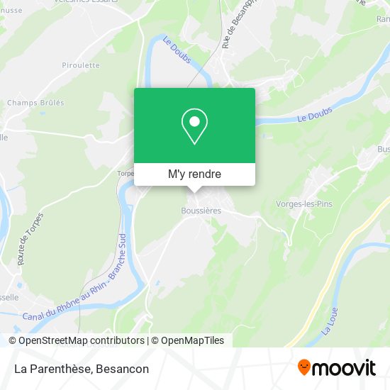 La Parenthèse plan