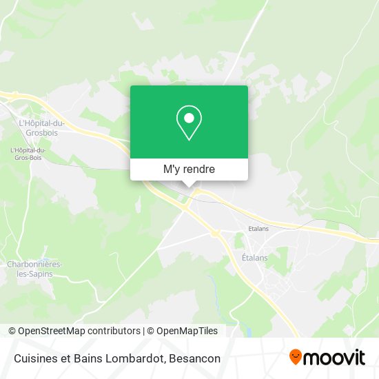 Cuisines et Bains Lombardot plan