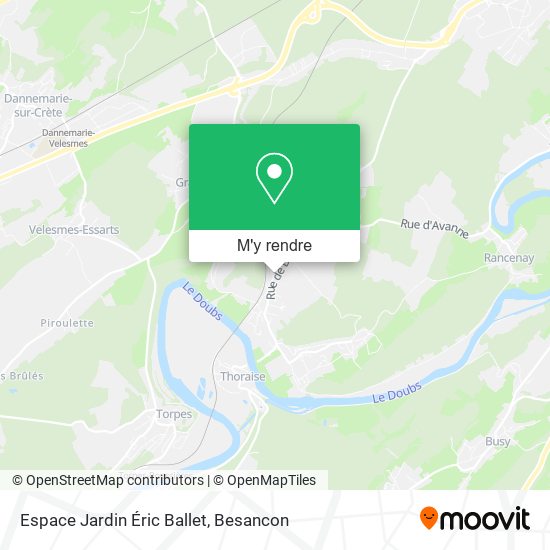 Espace Jardin Éric Ballet plan