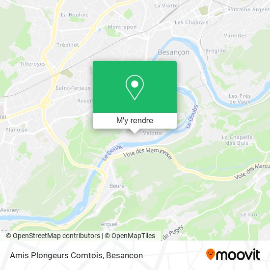 Amis Plongeurs Comtois plan